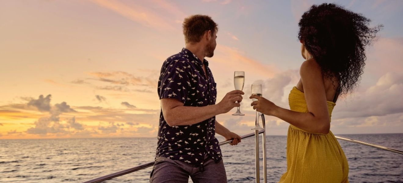 Nova Aquaholics Sunset Cruise Excursion Maldives Food and Drink