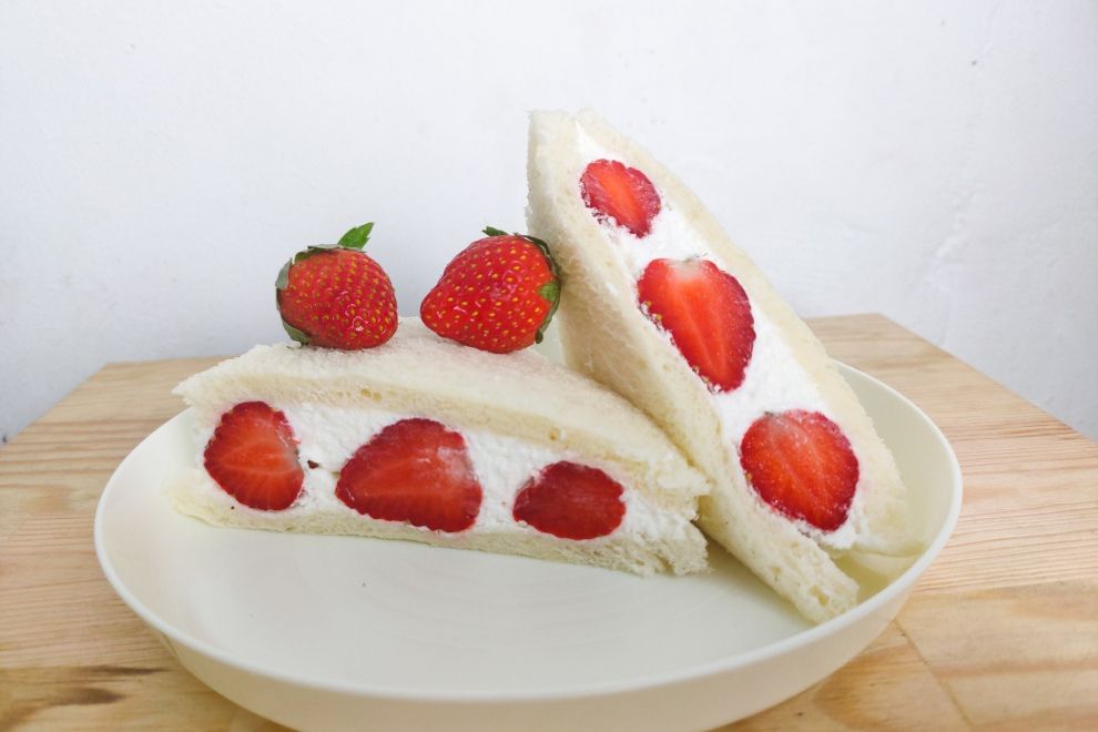 Strawberry Sando Japanese Deserts UK Food and Drink